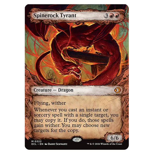 Spinerock Tyrant 0322 card from the Magic The Gathering set Lorwyn Eclipsed