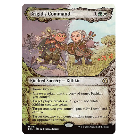 Brigid's Command 0332 card from the Magic The Gathering set Lorwyn Eclipsed