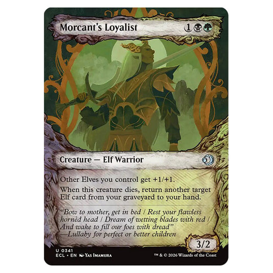 Morcant's Loyalist 0341 card from the Magic The Gathering set Lorwyn Eclipsed