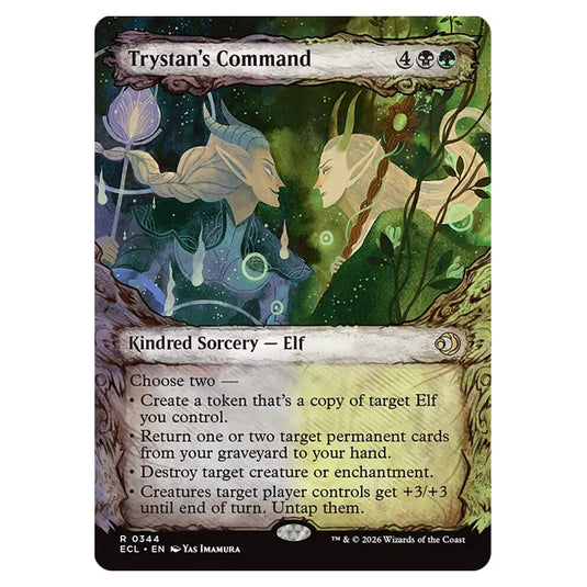 Trystan's Command 0344 card from the Magic The Gathering set Lorwyn Eclipsed