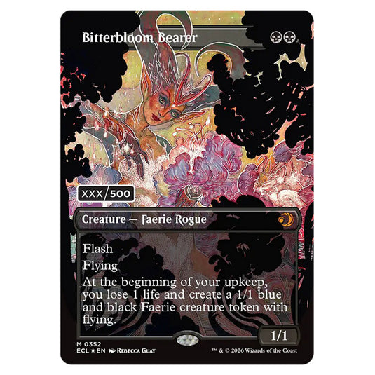 Bitterbloom Bearer 0352 card from the Magic The Gathering set Lorwyn Eclipsed