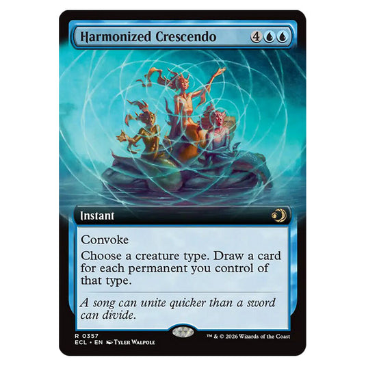 Harmonized Crescendo 0357 card from the Magic The Gathering set Lorwyn Eclipsed