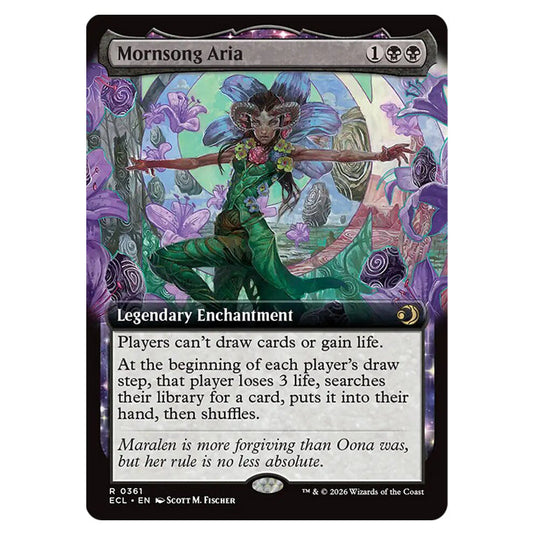 Mornsong Aria 0361 card from the Magic The Gathering set Lorwyn Eclipsed
