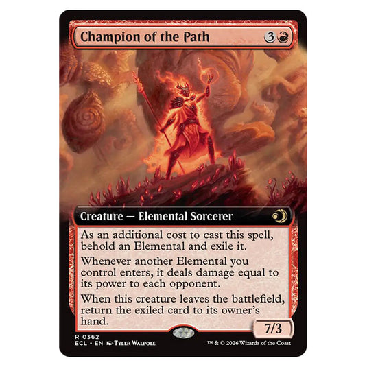 Champion of the Path 0362 card from the Magic The Gathering set Lorwyn Eclipsed