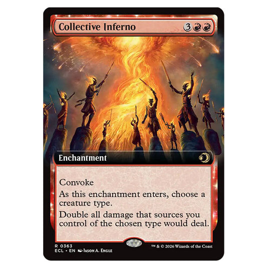 Collective Inferno 0363 card from the Magic The Gathering set Lorwyn Eclipsed