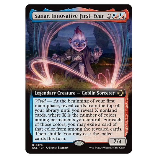 Sanar, Innovative First-Year 0378 card from the Magic The Gathering set Lorwyn Eclipsed