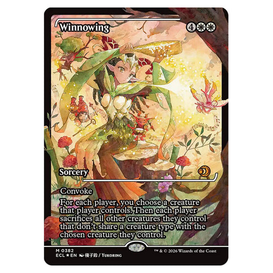 Winnowing 0382 card from the Magic The Gathering set Lorwyn Eclipsed