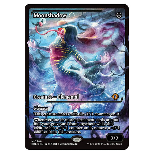 Moonshadow 0386 card from the Magic The Gathering set Lorwyn Eclipsed