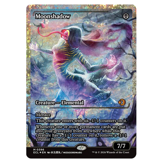 Moonshadow 0396 card from the Magic The Gathering set Lorwyn Eclipsed