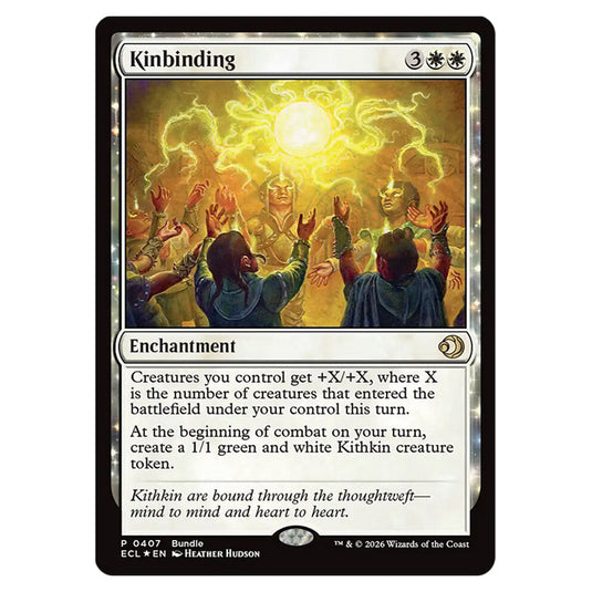 Kinbinding 0407 card from the Magic The Gathering set Lorwyn Eclipsed