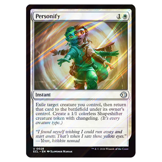 Personify 0028 card from the Magic The Gathering set Lorwyn Eclipsed