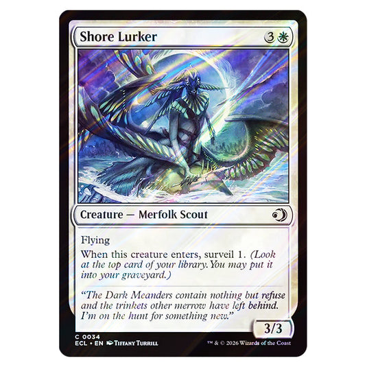 Shore Lurker 0034 card from the Magic The Gathering set Lorwyn Eclipsed