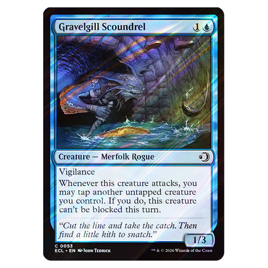 Gravelgill Scoundrel 0053 card from the Magic The Gathering set Lorwyn Eclipsed