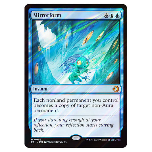 Mirrorform 0059 card from the Magic The Gathering set Lorwyn Eclipsed
