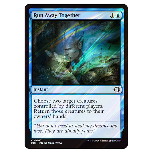 Run Away Together 0067 card from the Magic The Gathering set Lorwyn Eclipsed