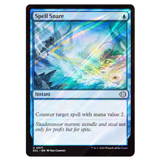 Spell Snare 0071 card from the Magic The Gathering set Lorwyn Eclipsed