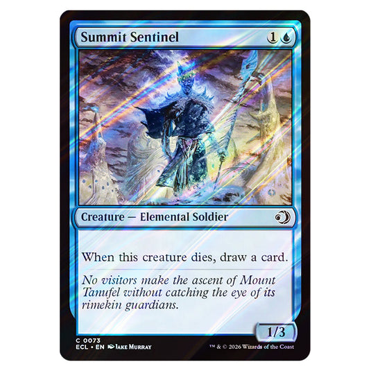 Summit Sentinel 0073 card from the Magic The Gathering set Lorwyn Eclipsed