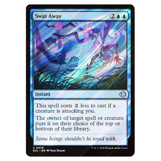 Swat Away 0075 card from the Magic The Gathering set Lorwyn Eclipsed