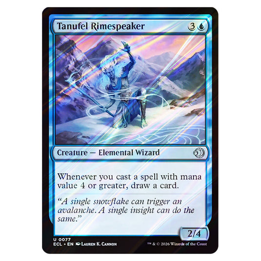 Tanufel Rimespeaker 0077 card from the Magic The Gathering set Lorwyn Eclipsed