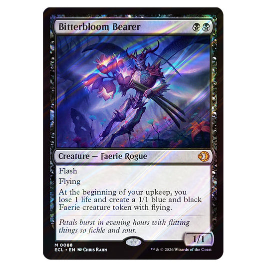 Bitterbloom Bearer 0088 card from the Magic The Gathering set Lorwyn Eclipsed