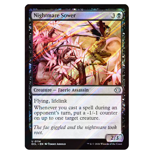 Nightmare Sower 0114 card from the Magic The Gathering set Lorwyn Eclipsed