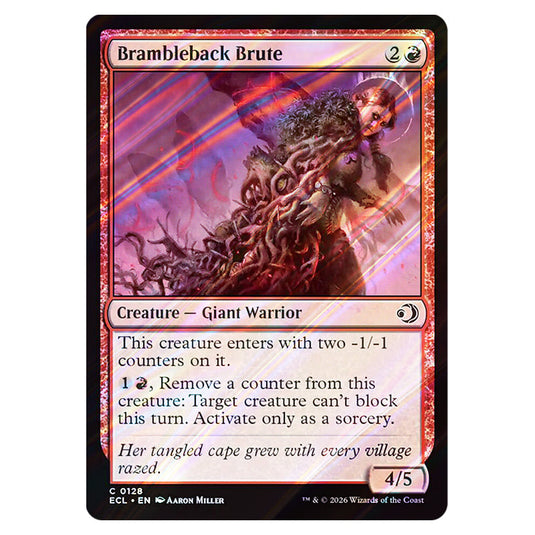 Brambleback Brute 0128 card from the Magic The Gathering set Lorwyn Eclipsed