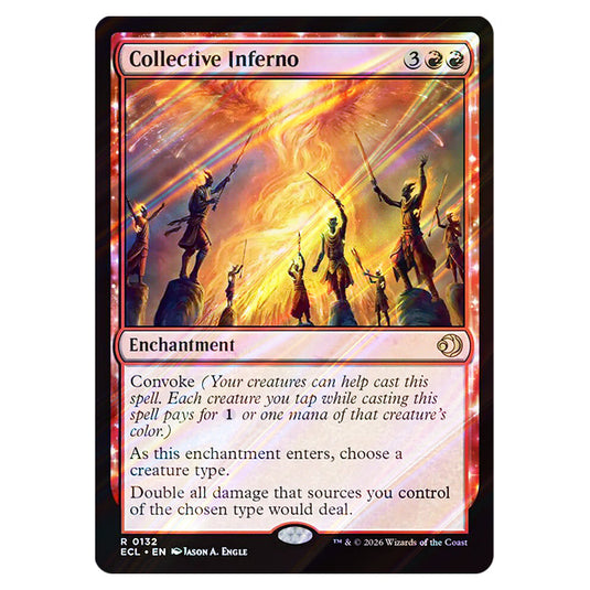 Collective Inferno 0132 card from the Magic The Gathering set Lorwyn Eclipsed