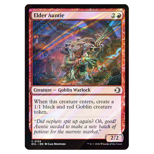 Elder Auntie 0133 card from the Magic The Gathering set Lorwyn Eclipsed