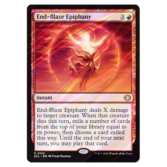 End-Blaze Epiphany 0134 card from the Magic The Gathering set Lorwyn Eclipsed