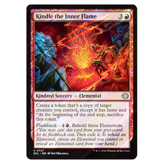 Kindle the Inner Flame 0147 card from the Magic The Gathering set Lorwyn Eclipsed