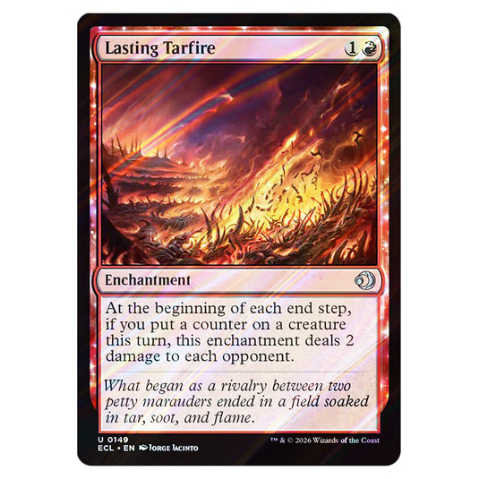 Lasting Tarfire 0149 card from the Magic The Gathering set Lorwyn Eclipsed