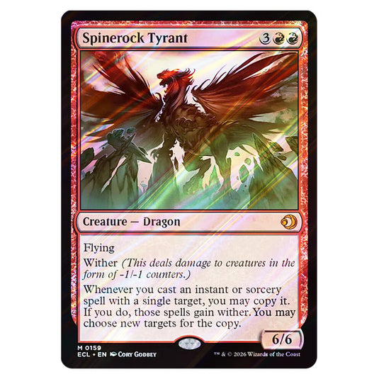 Spinerock Tyrant 0159 card from the Magic The Gathering set Lorwyn Eclipsed