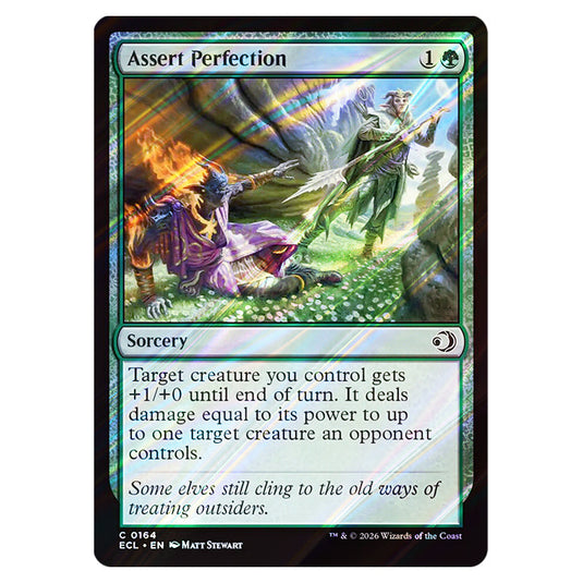 Assert Perfection 0164 card from the Magic The Gathering set Lorwyn Eclipsed