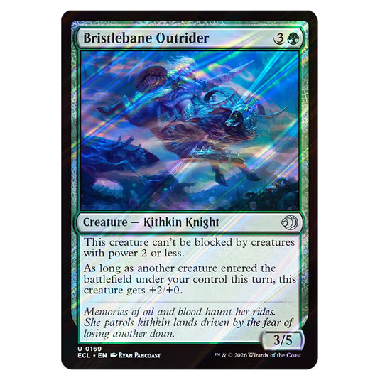 Bristlebane Outrider 0169 card from the Magic The Gathering set Lorwyn Eclipsed