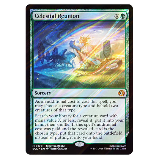 Celestial Reunion 0170 card from the Magic The Gathering set Lorwyn Eclipsed