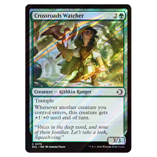 Crossroads Watcher 0173 card from the Magic The Gathering set Lorwyn Eclipsed
