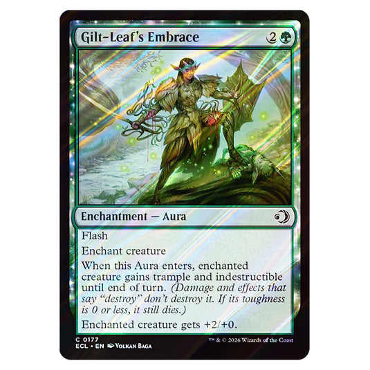 Gilt-Leaf's Embrace 0177 card from the Magic The Gathering set Lorwyn Eclipsed