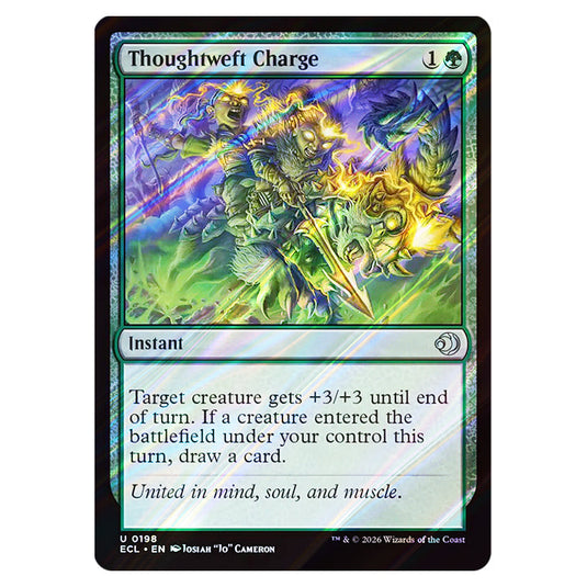Thoughtweft Charge 0198 card from the Magic The Gathering set Lorwyn Eclipsed