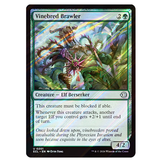Vinebred Brawler 0201 card from the Magic The Gathering set Lorwyn Eclipsed