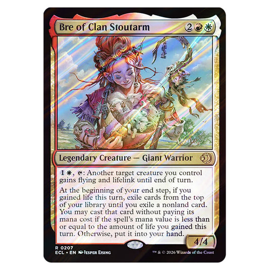 Bre of Clan Stoutarm 0207 card from the Magic The Gathering set Lorwyn Eclipsed