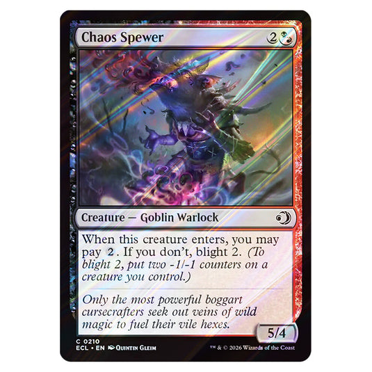 Chaos Spewer 0210 card from the Magic The Gathering set Lorwyn Eclipsed