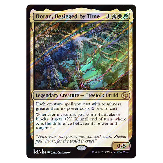 Doran, Besieged by Time 0215 card from the Magic The Gathering set Lorwyn Eclipsed