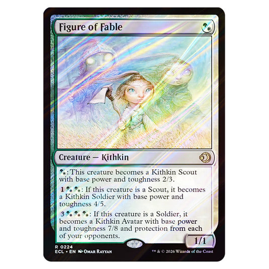 Figure of Fable 0224 card from the Magic The Gathering set Lorwyn Eclipsed