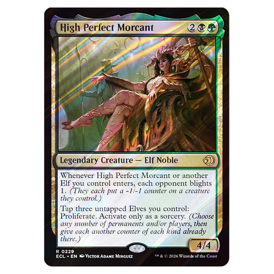 High Perfect Morcant 0229 card from the Magic The Gathering set Lorwyn Eclipsed