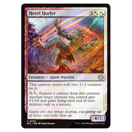Hovel Hurler 0230 card from the Magic The Gathering set Lorwyn Eclipsed