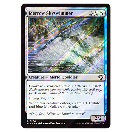 Merrow Skyswimmer 0234 card from the Magic The Gathering set Lorwyn Eclipsed
