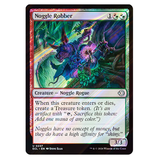 Noggle Robber 0237 card from the Magic The Gathering set Lorwyn Eclipsed