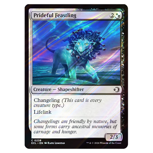 Prideful Feastling 0238 card from the Magic The Gathering set Lorwyn Eclipsed