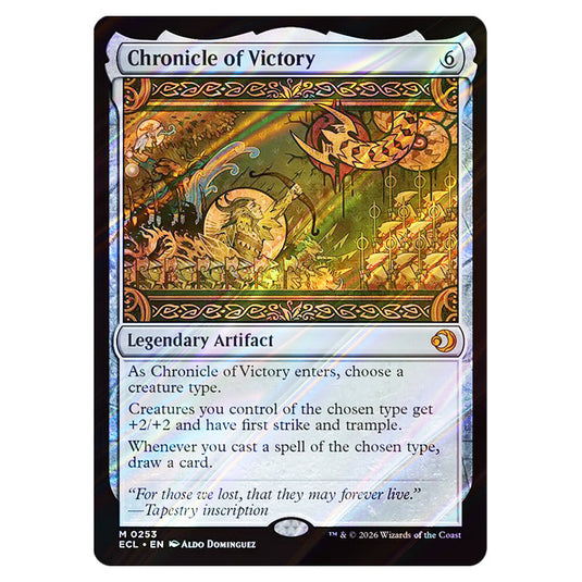 Chronicle of Victory 0253 card from the Magic The Gathering set Lorwyn Eclipsed