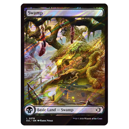 Swamp 0276 card from the Magic The Gathering set Lorwyn Eclipsed